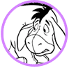 Eeyore coloring page