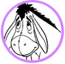 Eeyore coloring page