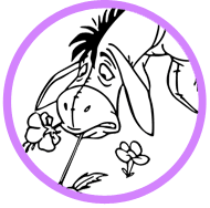 Eeyore coloring page