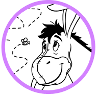 Eeyore coloring page