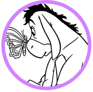 Eeyore coloring page