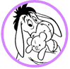 Eeyore coloring page