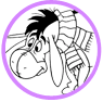 Eeyore coloring page