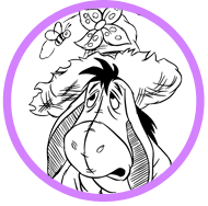 Eeyore coloring page