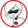 Elastigirl coloring page