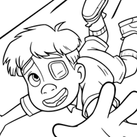 Elio coloring page
