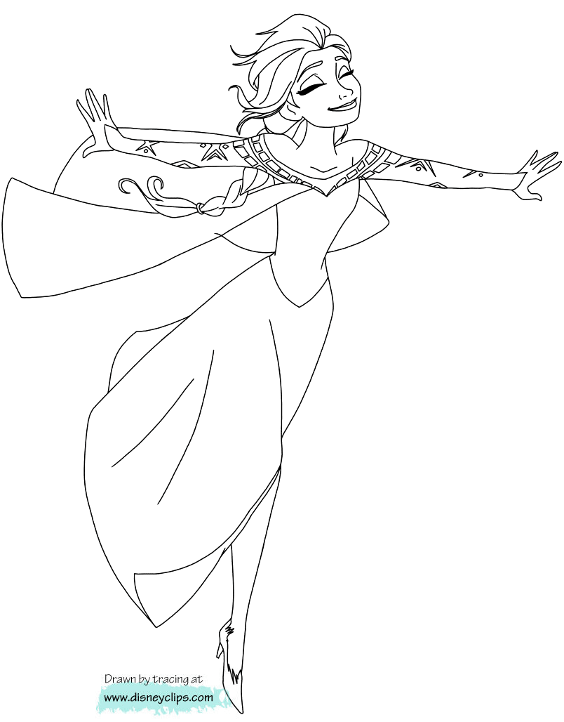 Frozen Coloring Pages Disneyclipscom