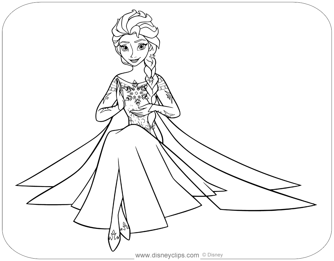 Frozen Coloring Pages | Disneyclips.com