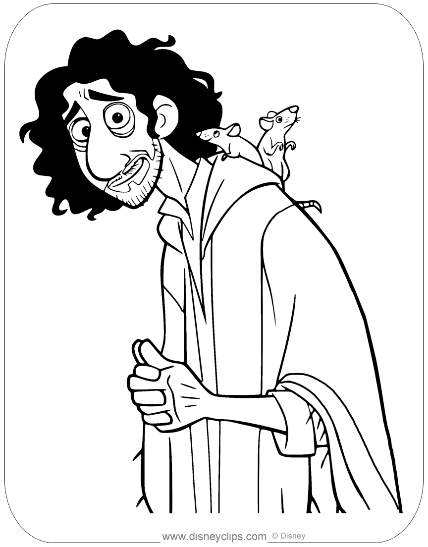 Bruno Coloring Pages Encanto Updated 2023