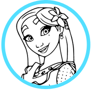 Isabela coloring page