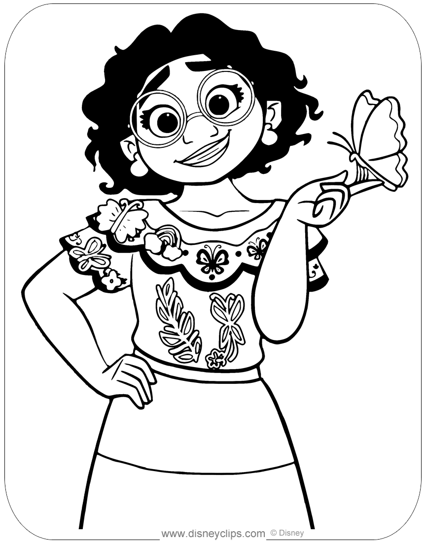 Disney Encanto Coloring Pages | Disneyclips.com