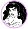 Esmeralda coloring page