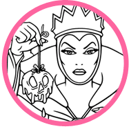 The Evil Queen coloring page