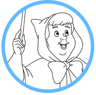 Cinderella coloring page