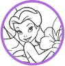 Rosetta coloring page