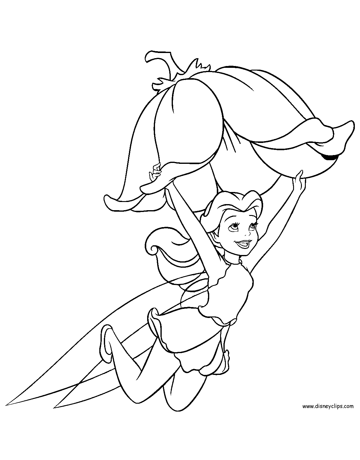 Disney Fairies Coloring Pages (3) | Disneyclips.com