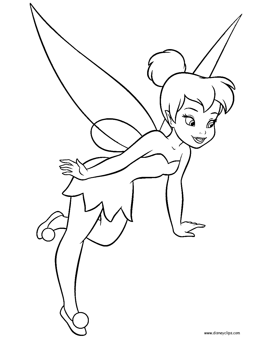 Download Disney Fairies' Tinker Bell Coloring Pages | Disneyclips.com