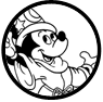 Mickey Mouse coloring page