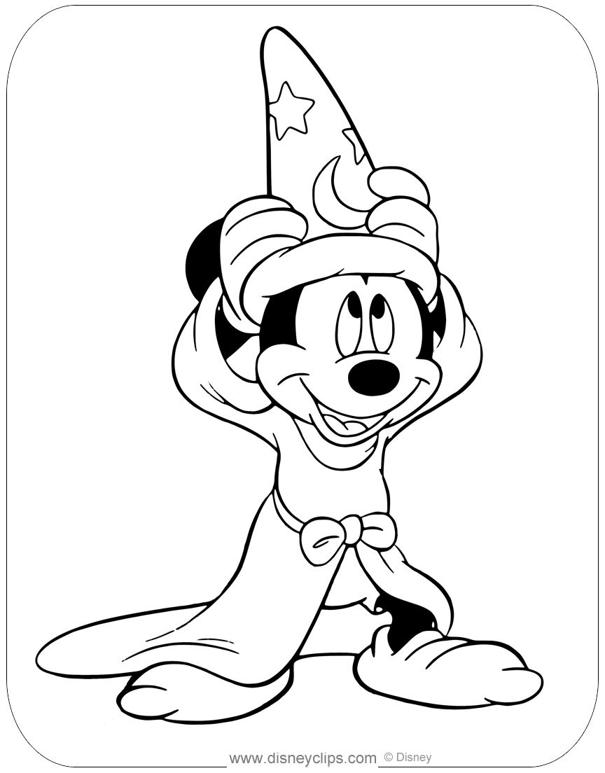 Download Fantasia Printable Coloring Pages Disneyclips Com