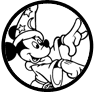 Mickey Mouse coloring page