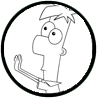 Ferb coloring page