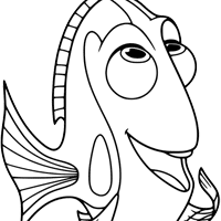 Finding Nemo coloring page