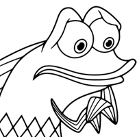 Finding Nemo coloring page