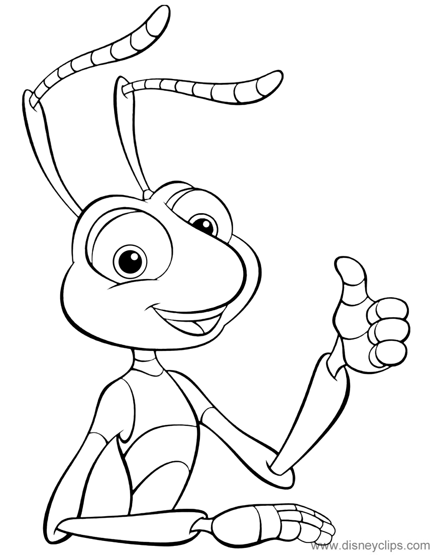 A Coloring Pages 8