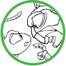 Hopper and Flik coloring page