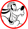 Goofy coloring page