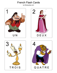 Lefou, Belle, Lumiere, Beast