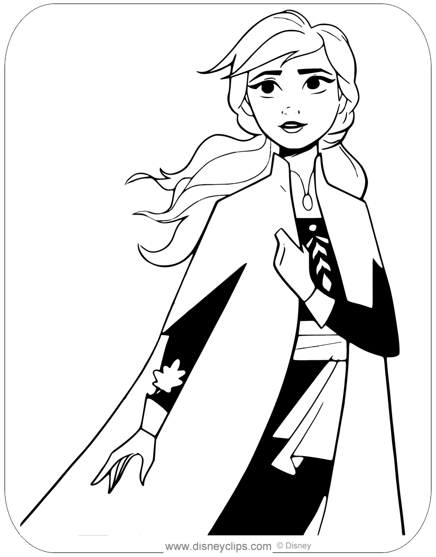 Download Frozen 2 Coloring Pages Anna - sheapeterson