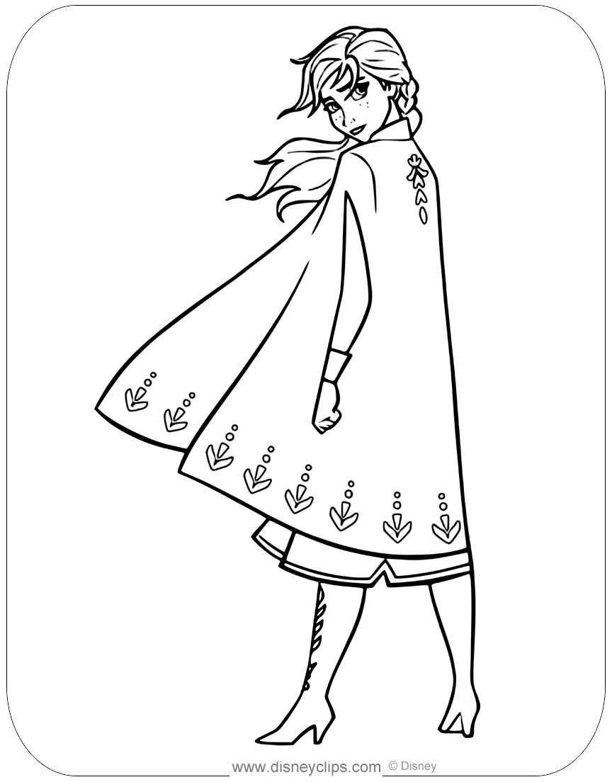 Disney S Frozen Coloring Pages Disneyclips Com