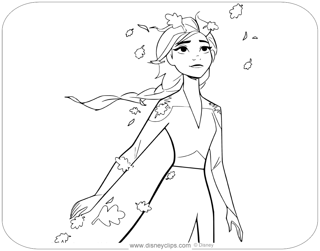 Frozen Coloring Pages Disneyclipscom