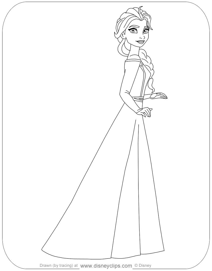 frozen coloring pages disneyclips com