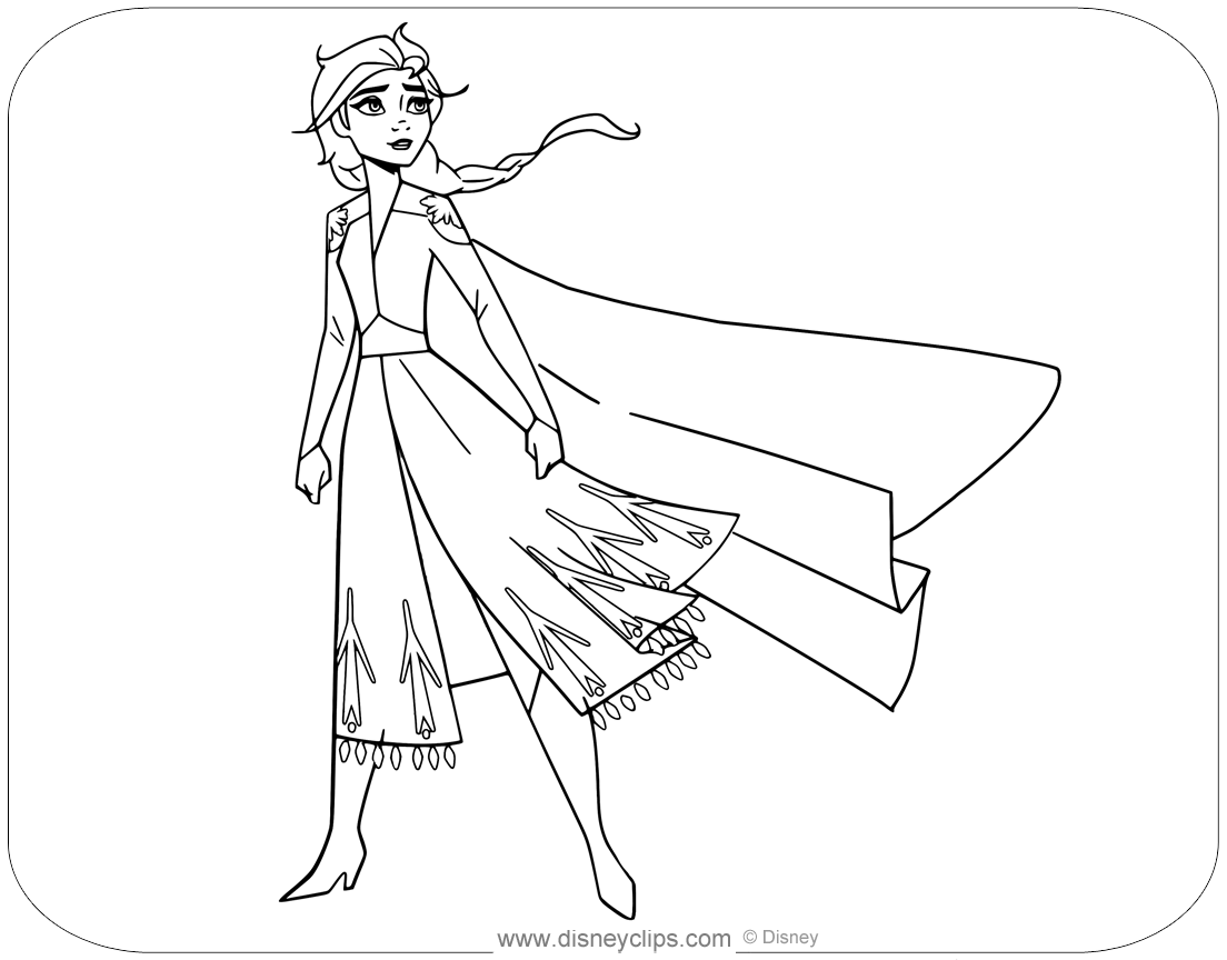 Disney S Frozen Coloring Pages Disneyclips Com