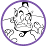 Genie coloring page