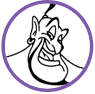 Genie coloring page