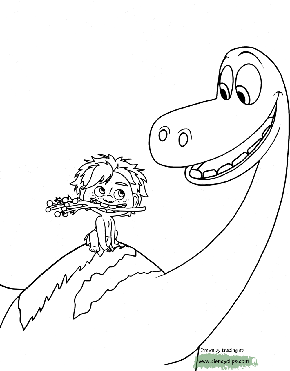 The Good Dinosaur Coloring Pages | Disneyclips.com