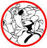 Goofy coloring page