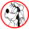 Goofy coloring page