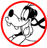 Goofy coloring page