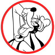 Goofy coloring page