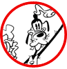 Goofy coloring page