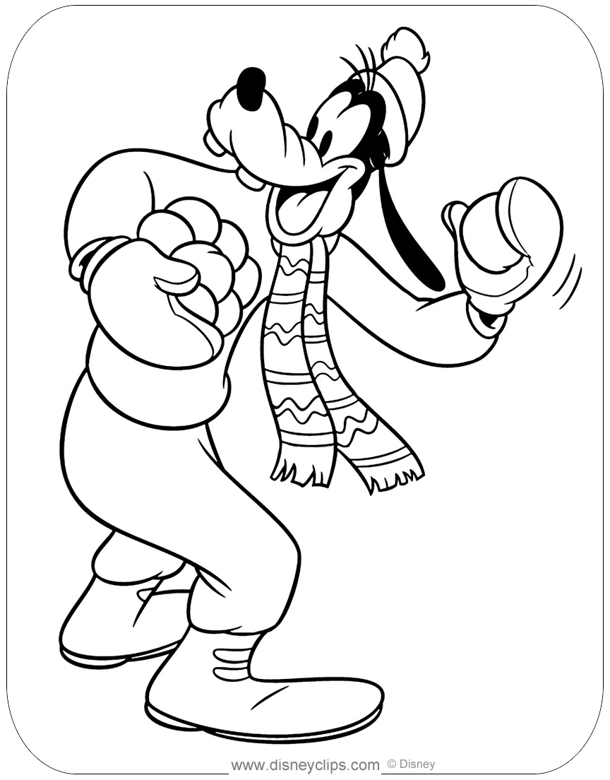 Goofy Coloring Pages 20   Disneyclips.com
