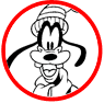 Goofy coloring page