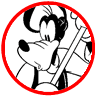 Goofy coloring page