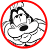 Goofy coloring page