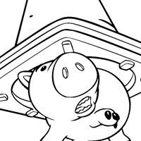 Hamm coloring page