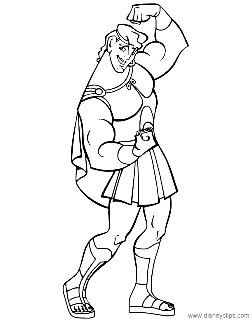 Hercules Coloring Pages | Disneyclips.com
